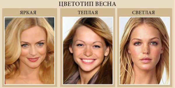Цветотип Весна