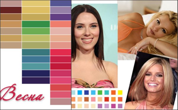Цветотип внешности Весна