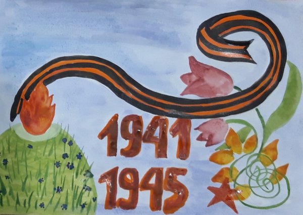 Рисунок на тему Победная Весна