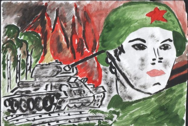 Весна Победы рисунок