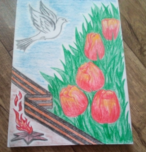 Детские рисунки на тему победа