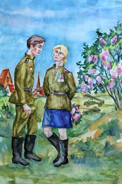 Рисунок на 9 мая