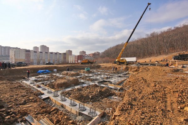 Стройка весной