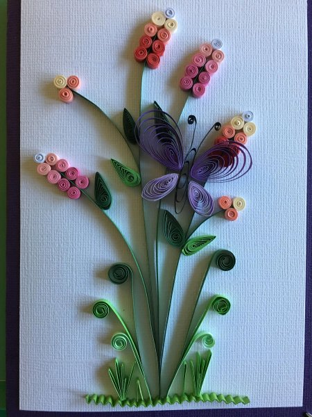 Квиллинг весенние цветы