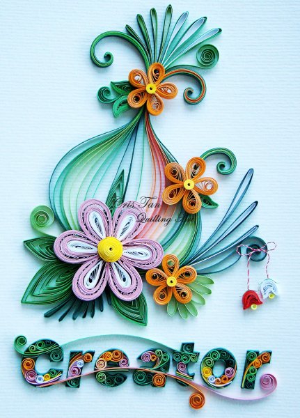 Аппликация квиллинг