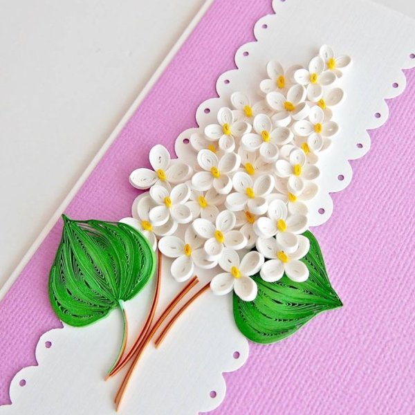 Весенние поделки из квиллинга