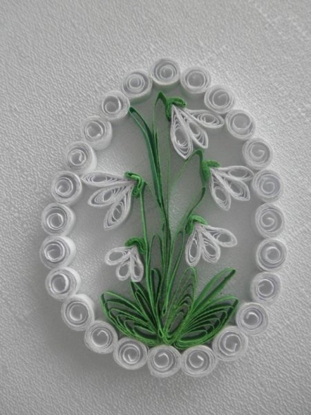 Квиллинг весенние цветы