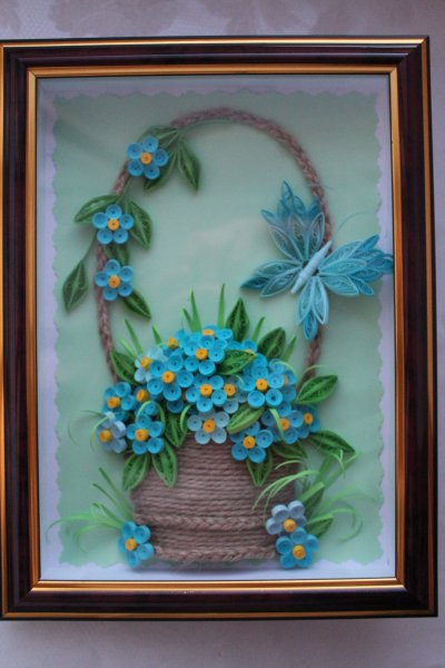 Квиллинг женские образы