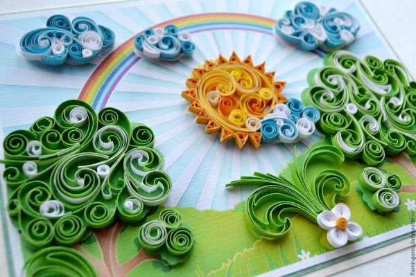 Панно в технике бумагопластики