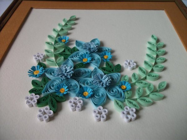 Синичка квиллинг