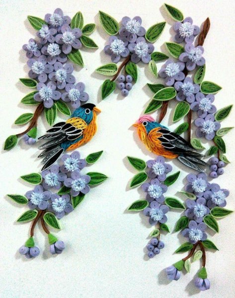 Квиллинг Весенняя тематика