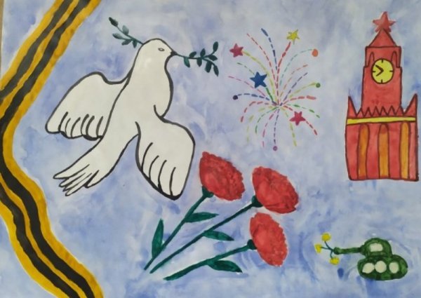 Весна Победы рисунок