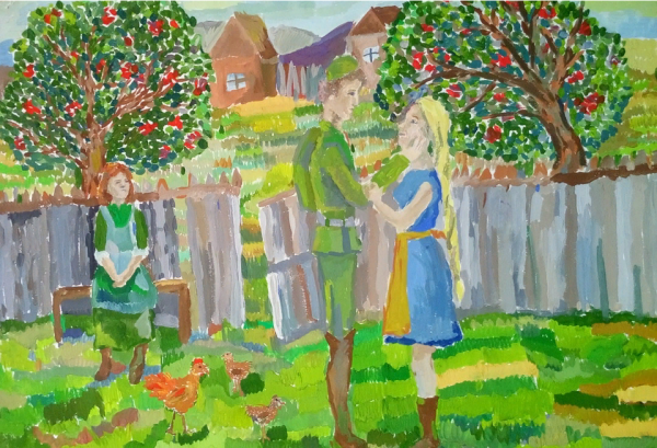 Рисунки ко Дню Победы детские