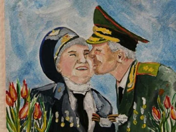 Рисунок на 9 мая