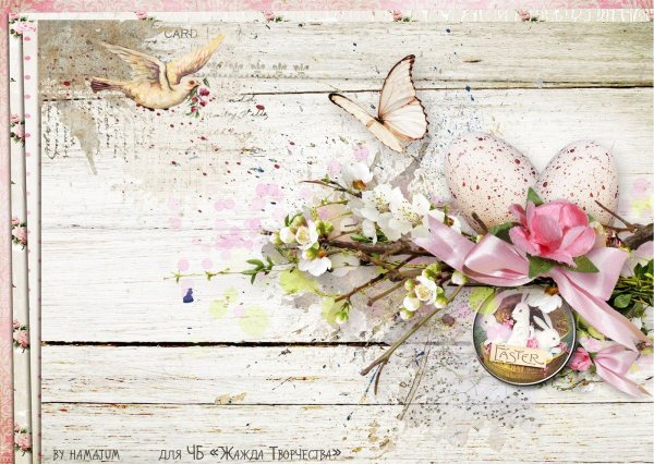 Весенние фоны для скрапбукинга