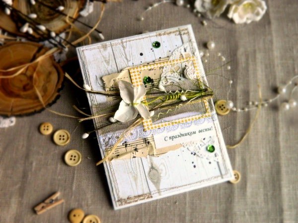 Весенние фоны для скрапбукинга