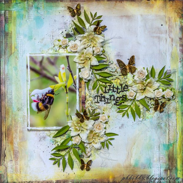 Бумага для скрапбукинга птички