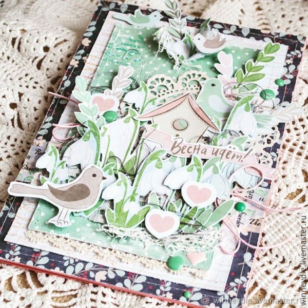 Скрапбукинг Весна