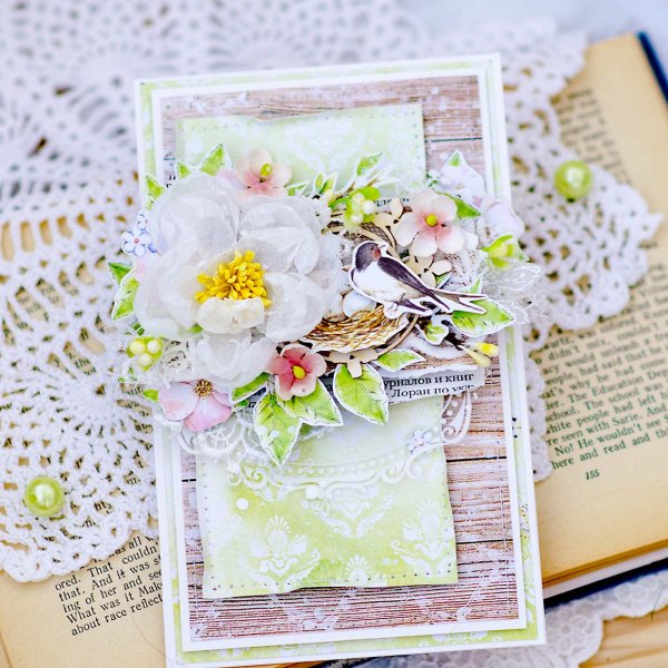 Открытки Весна Скрапбукинг