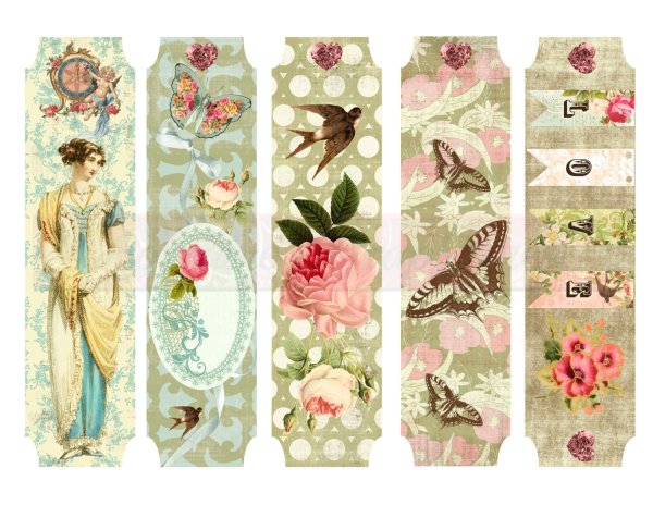 Милые Акварельные наклейки