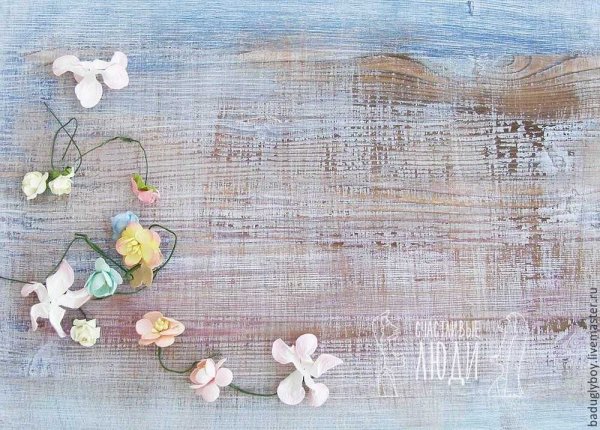 Цветы для наклеивания