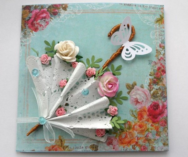 Открытки Весна Скрапбукинг