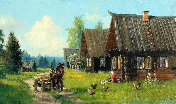 Деревня 1819 Пушкин