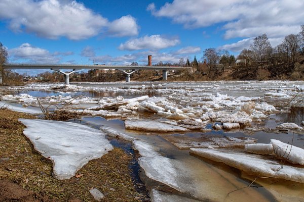 Весенний ледоход на реке