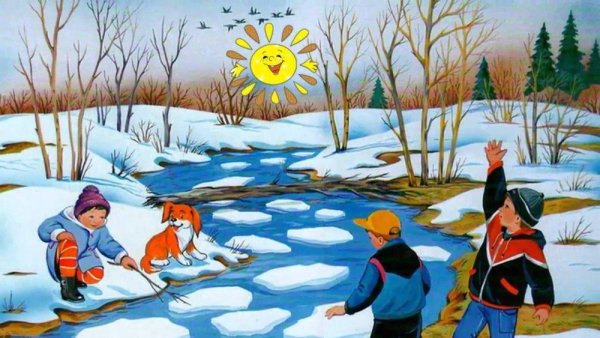 Ледоход на реке Волга