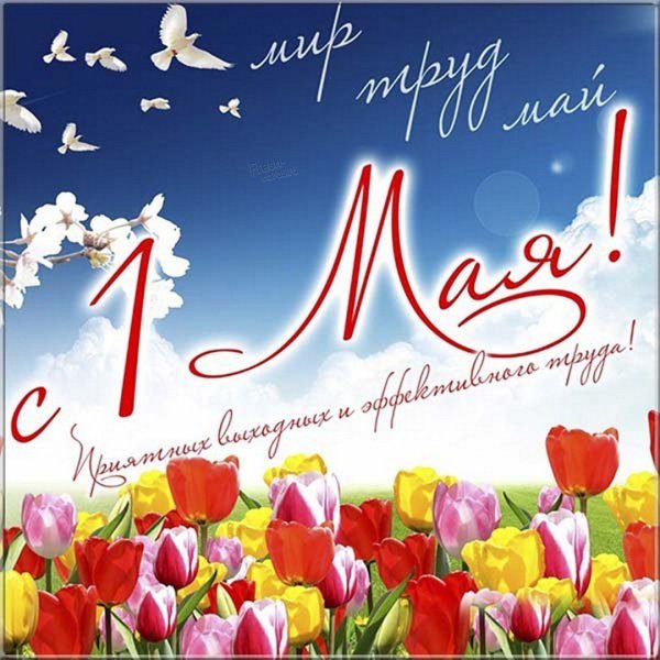 Поздравление с 1 мая