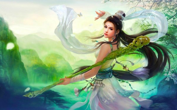 Лето в виде девушки