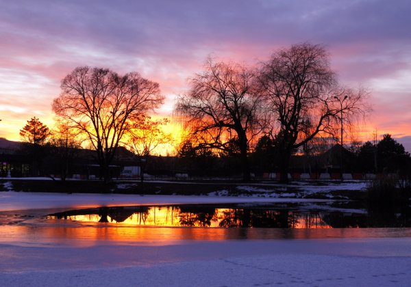 Весна закат