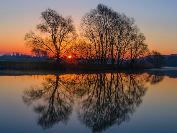 Штат Орегон зима