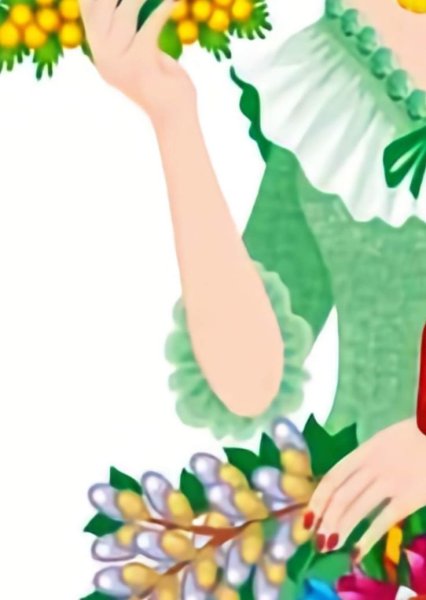 Плакат девушка Весна