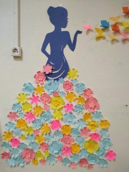 Лицо осени на украшение зала