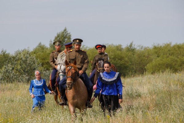 Казачий двор" художник с. Васильковский, 1890 г.