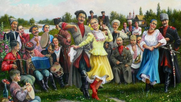 Казачьи мотивы рисунки