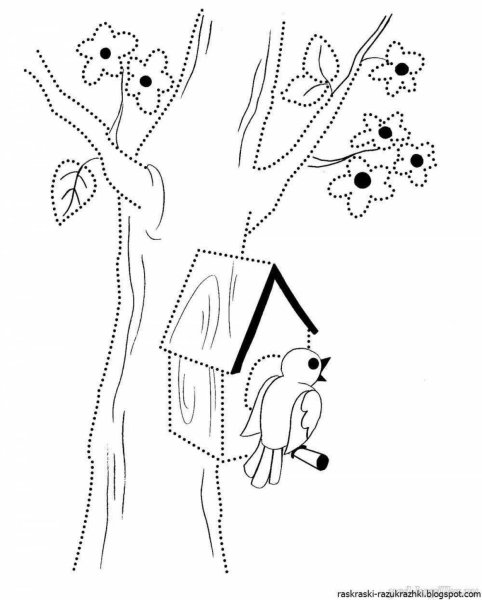 Графомоторика подснежники