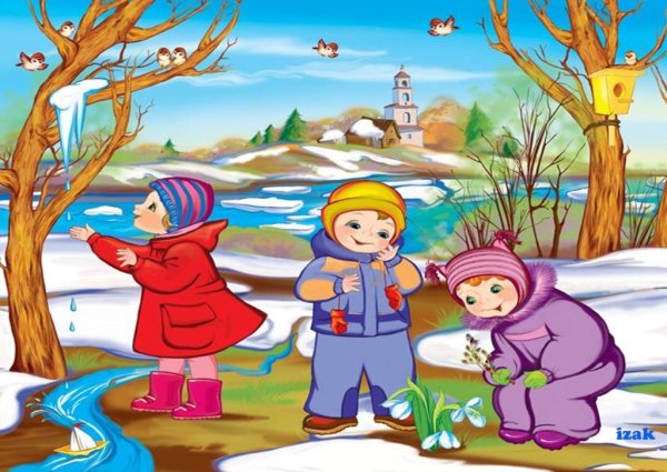 Весна для детей