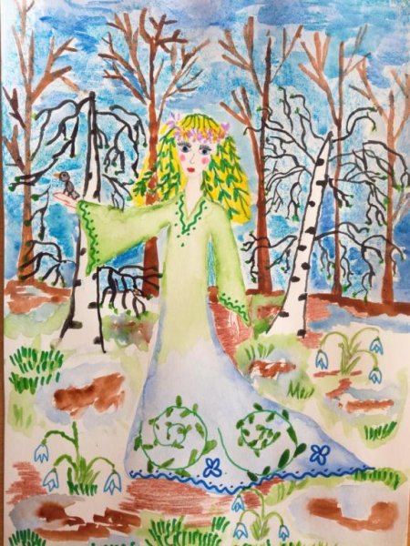 Рисунок закличка весны