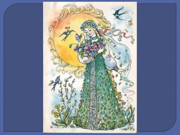 Рисование Весна красна