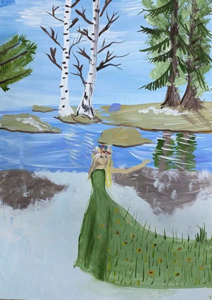 Весна красна цветами