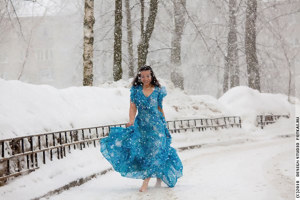 Зима вернулась в марте