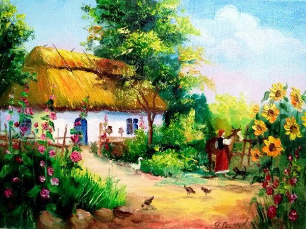 Пейзаж Донской с курень