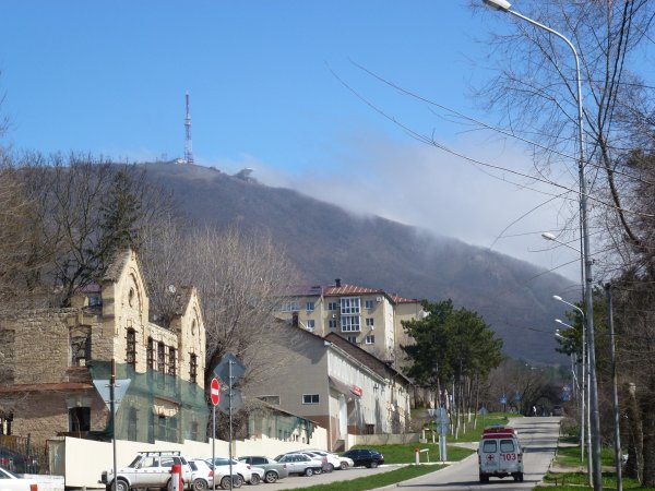 Пятигорск Сан Лермонтова парк цветник