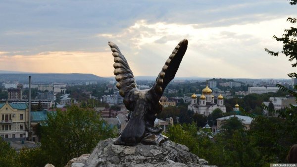 Гора Машук в Пятигорске зимой