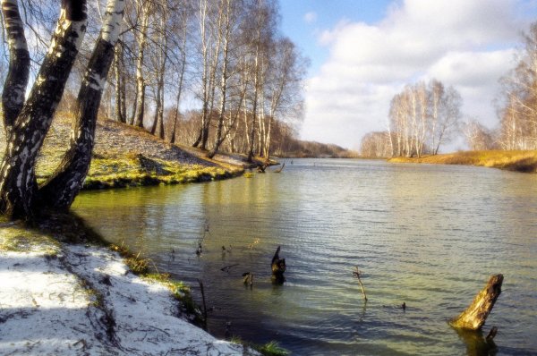 Россия Весна апрель