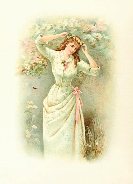 Винтажные весенние открытки