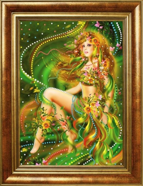 Алмазная Фея выкладывание стразами