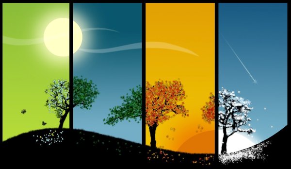 Времена года зима Весна лето осень